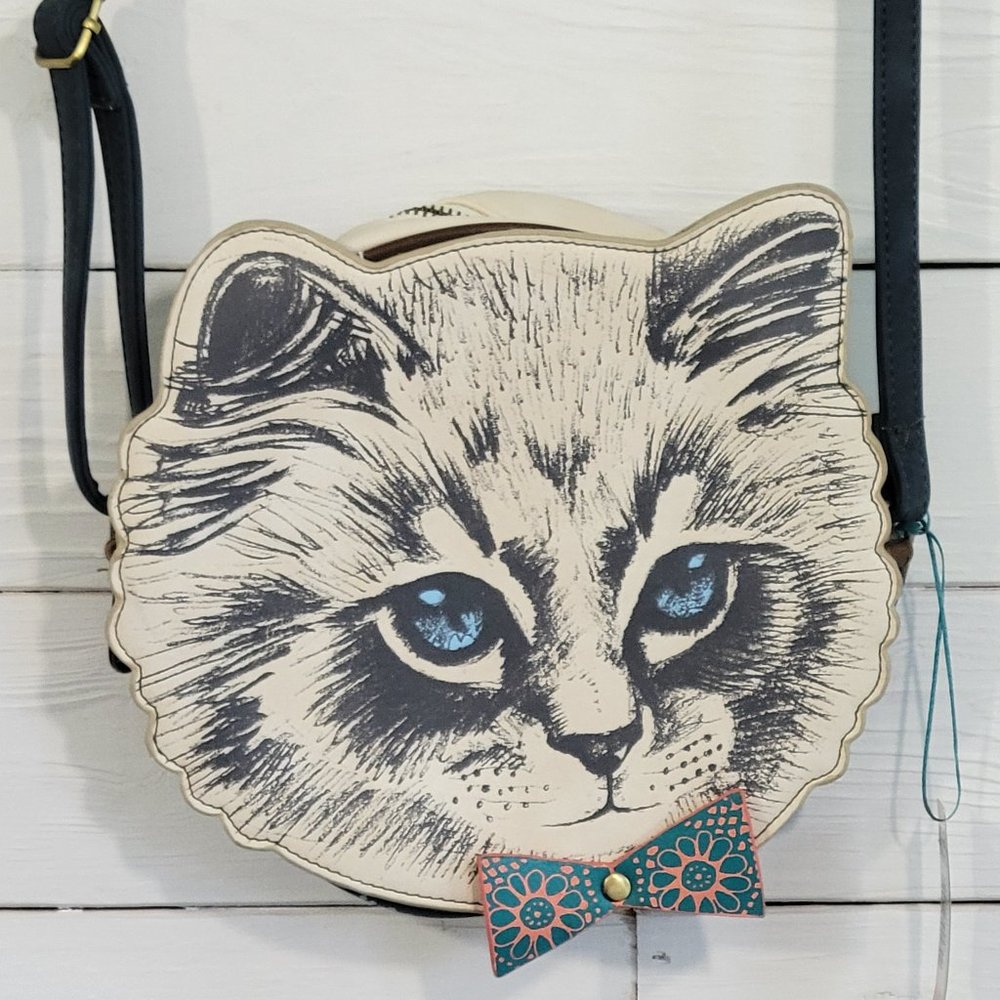 House of Disaster Cat Face Purse